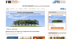 Desktop Screenshot of fir-pri-awards.org